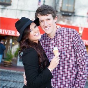 Black wool hat